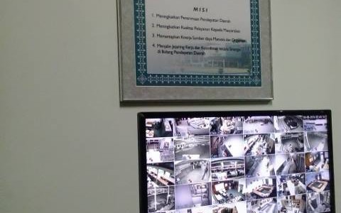 Pemasangan CCTV di SAMSAT SUKABUMI 32Camera