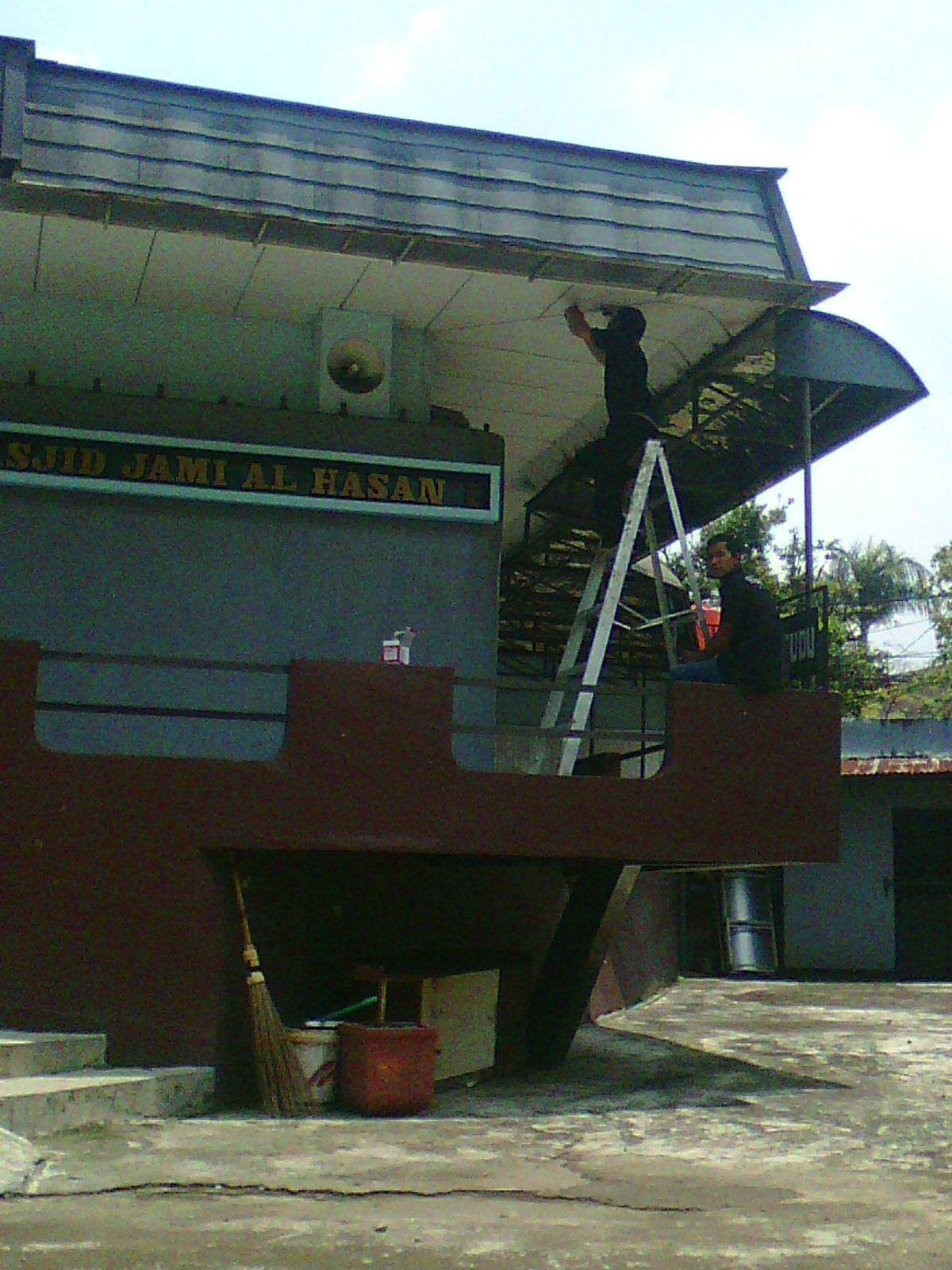 Pemasangan CCTV pada Masjid Jami Hasan Bandung